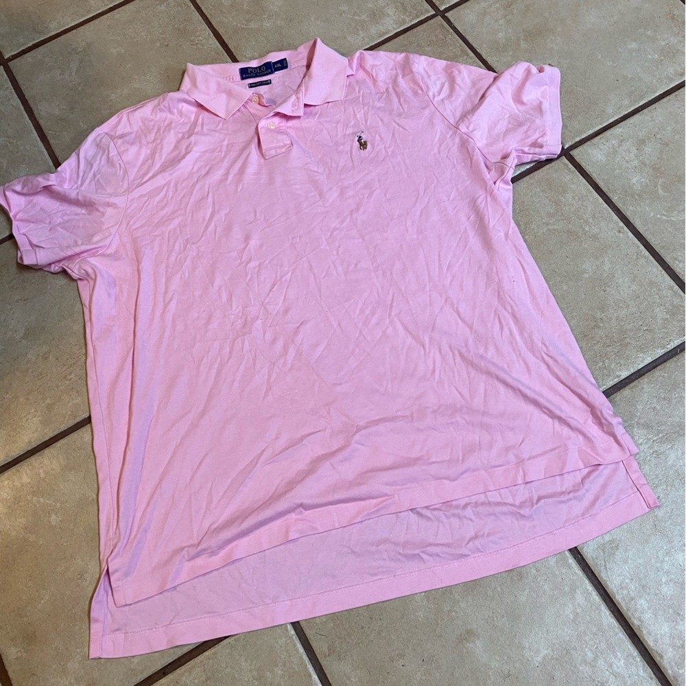 (A229) Mens Polo Ralph Lauren Polo Shirt Size  XXL Like New